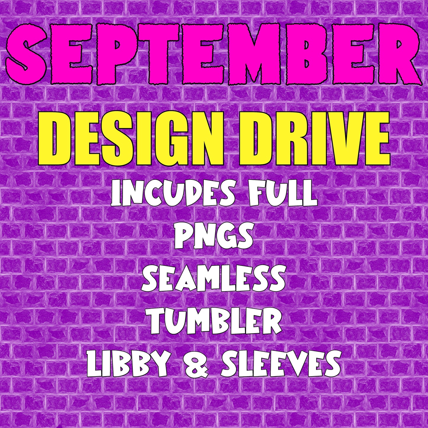 SEPTEMBER DESIGN DRIVE 2025!