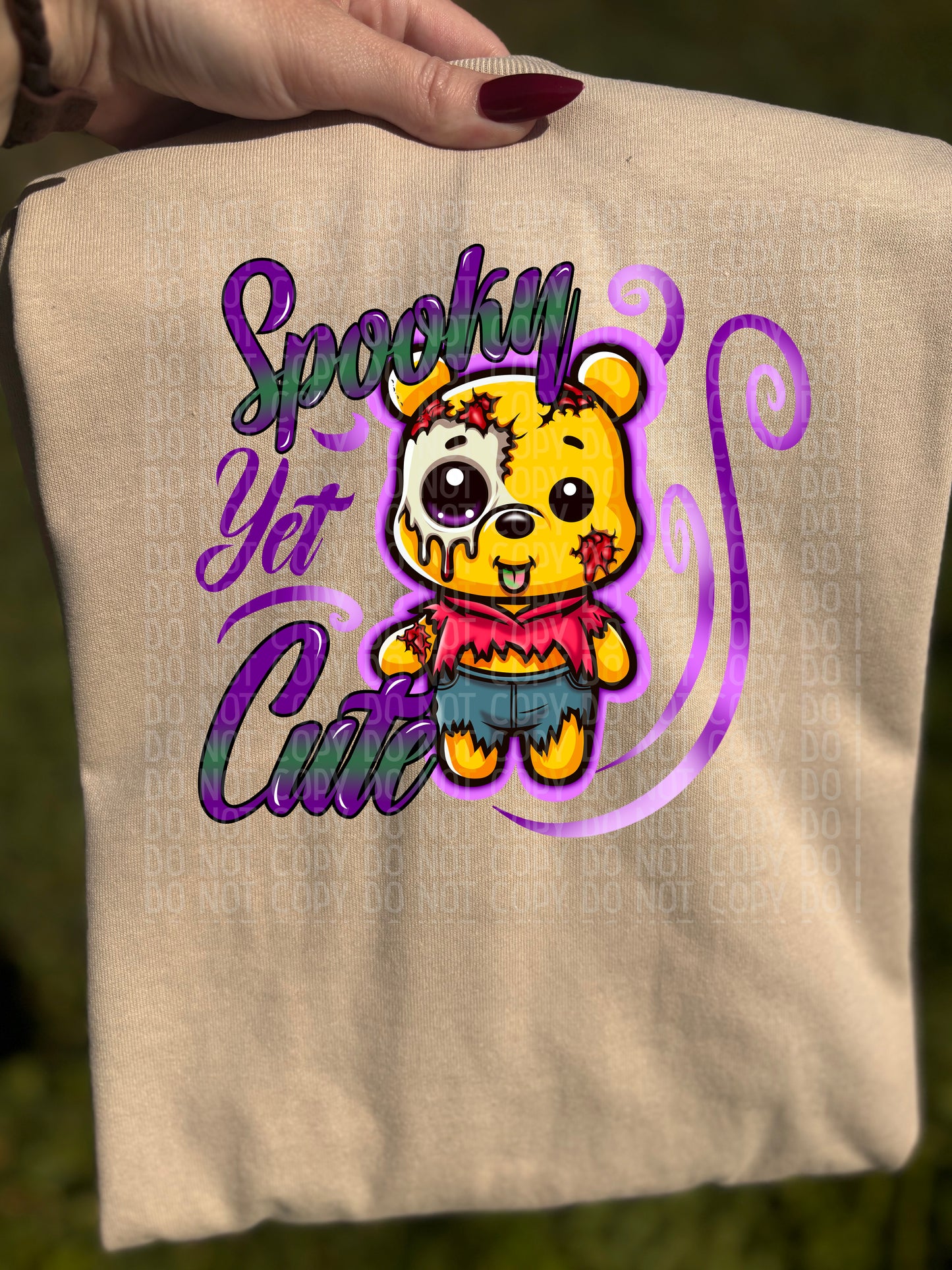 Zombie Bear PNG SINGLE