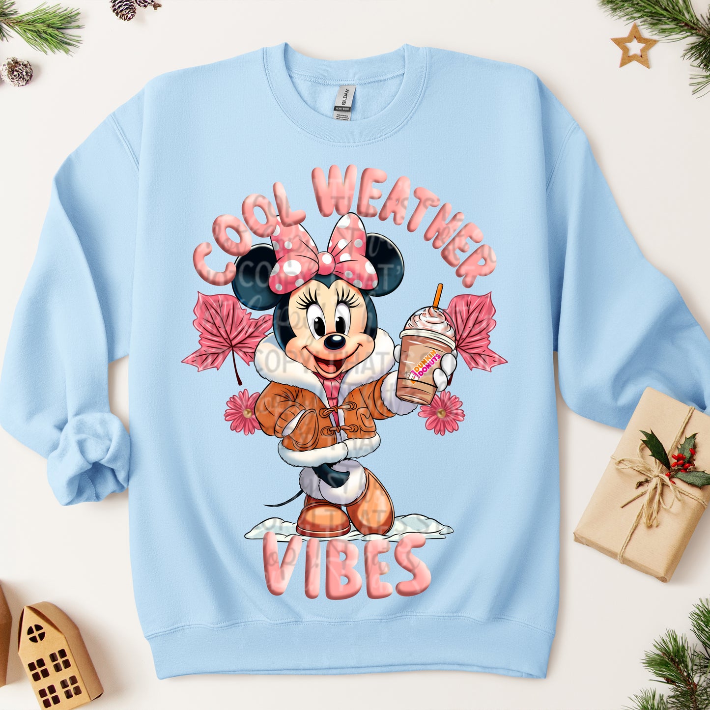 Cool weather Vibes mouse girl PNGs