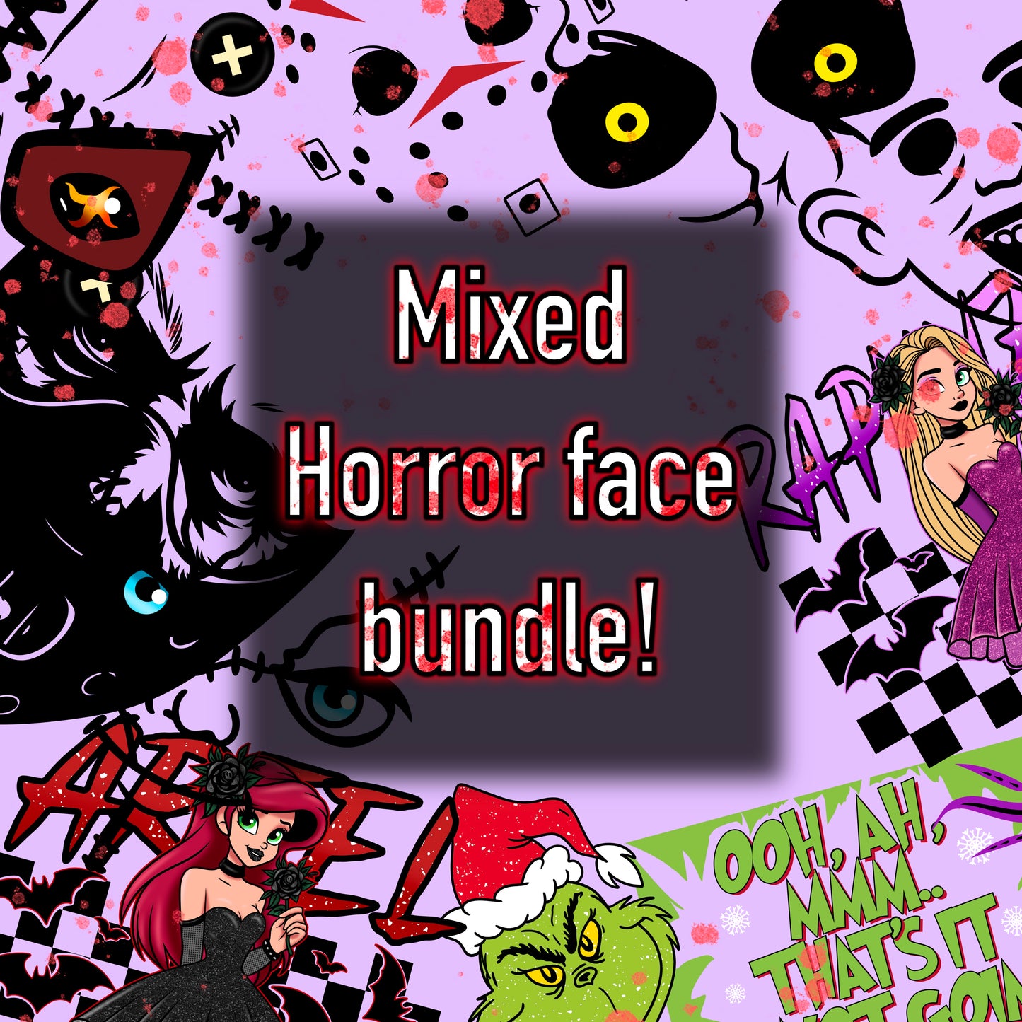 MIXED HORROR FACES BUNDLE