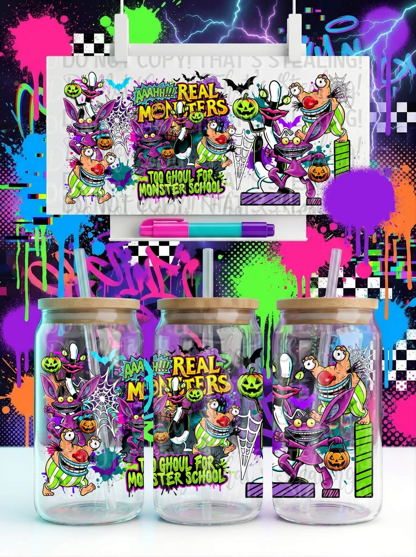 Too Ghoul For Monster School 16OZ LIBBY