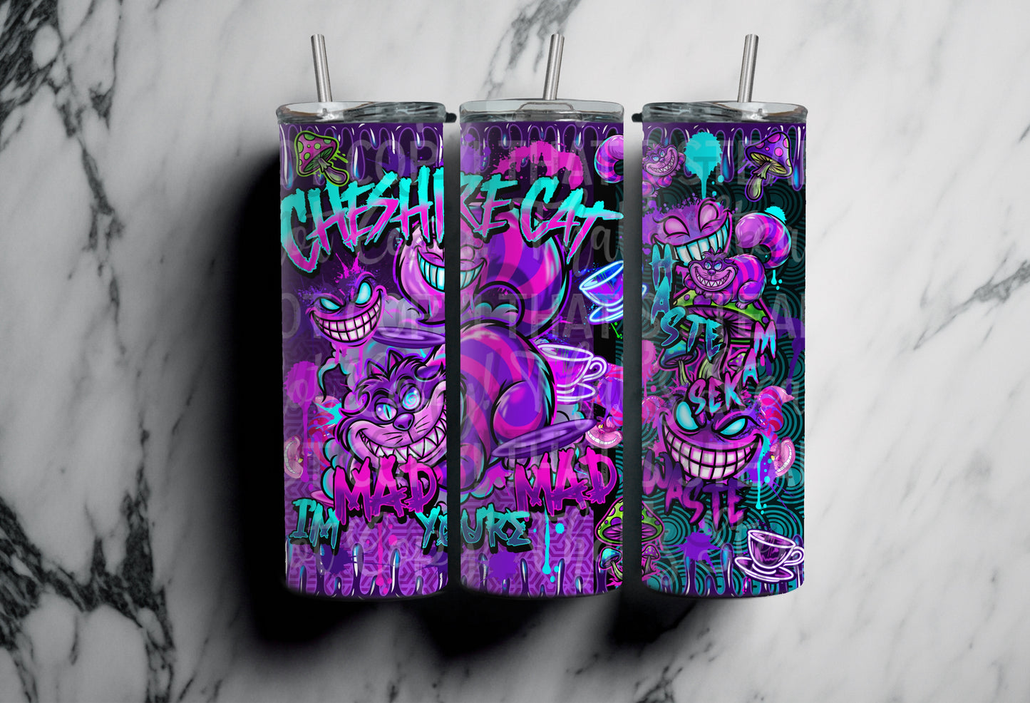 Purple Cat 20OZ TUMBLER