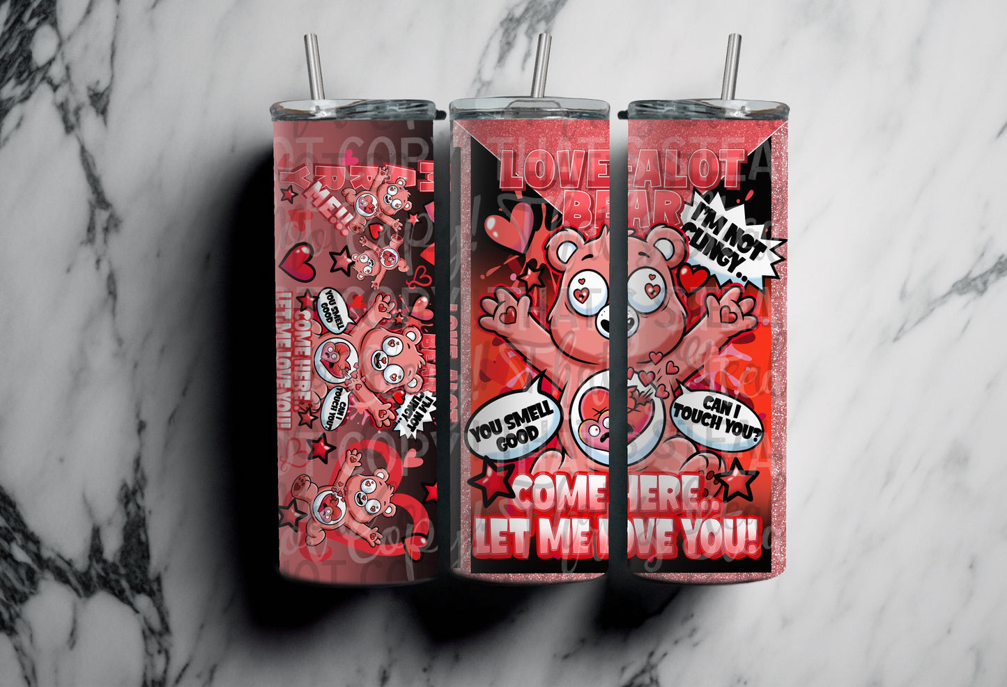 Love-Alot 20OZ TUMBLER & TRANSPARENT TUMBLER