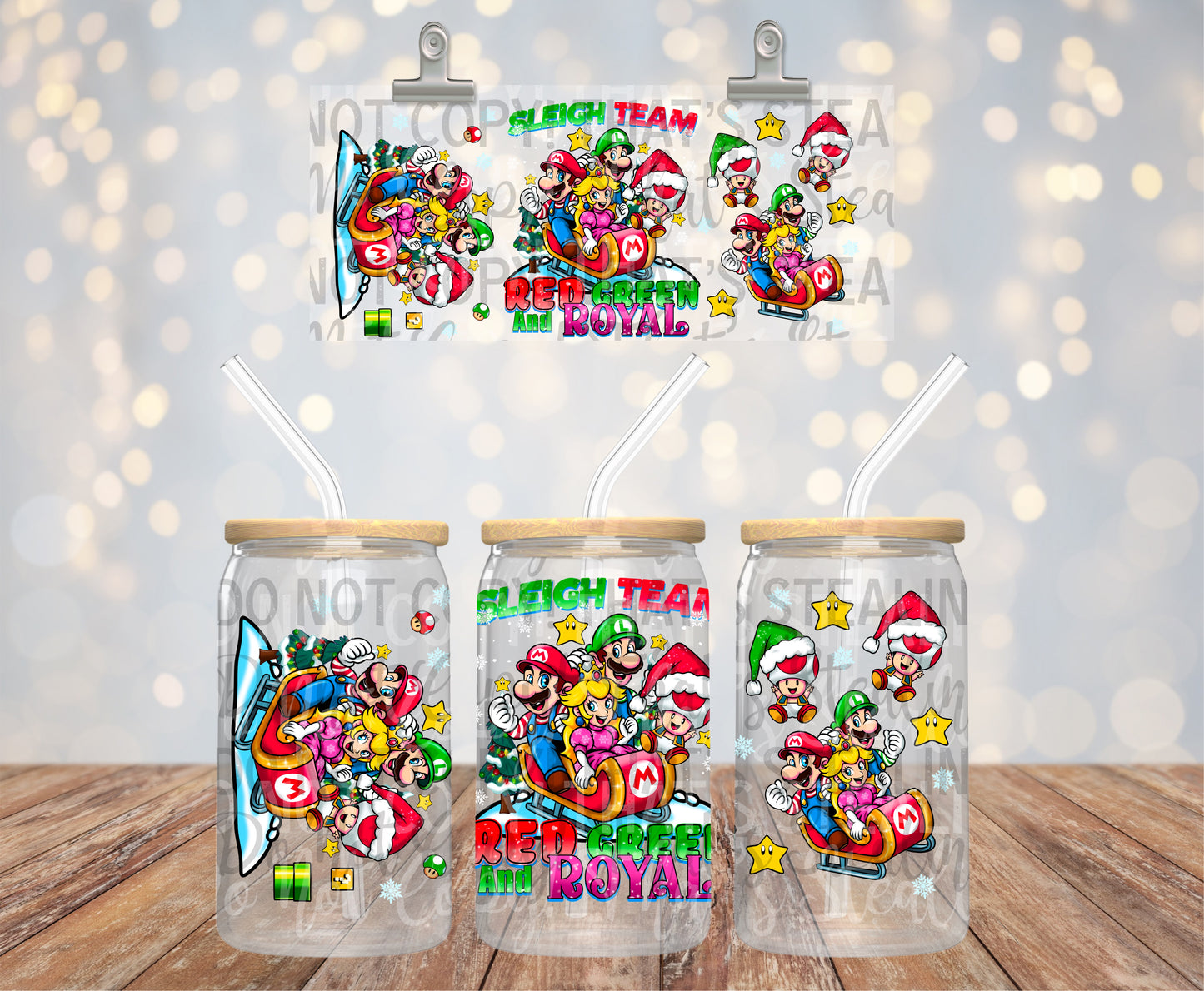 Red Green & Royal 16OZ LIBBY