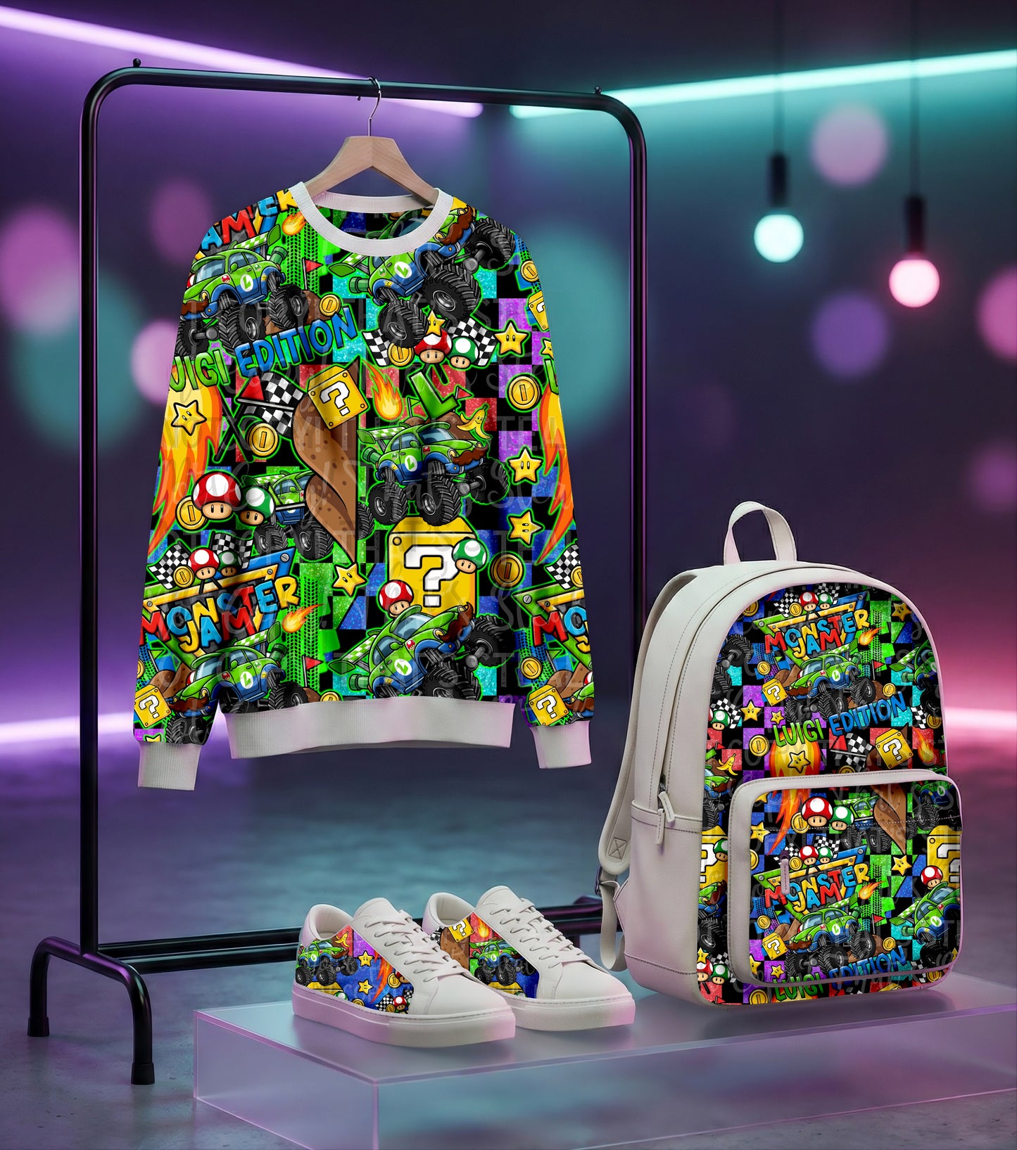 Player 2 Truck SEAMLESS MULTIPLE COLOR