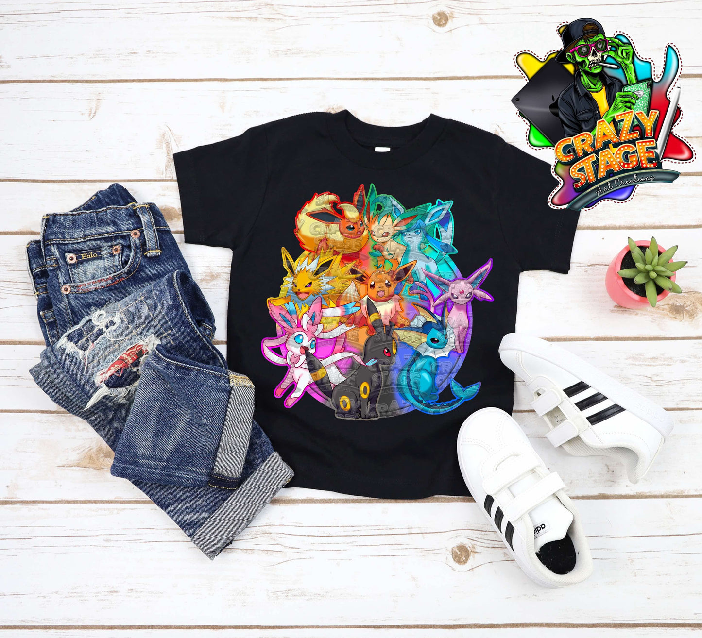 Pok Eveeloutions PNG SINGLE