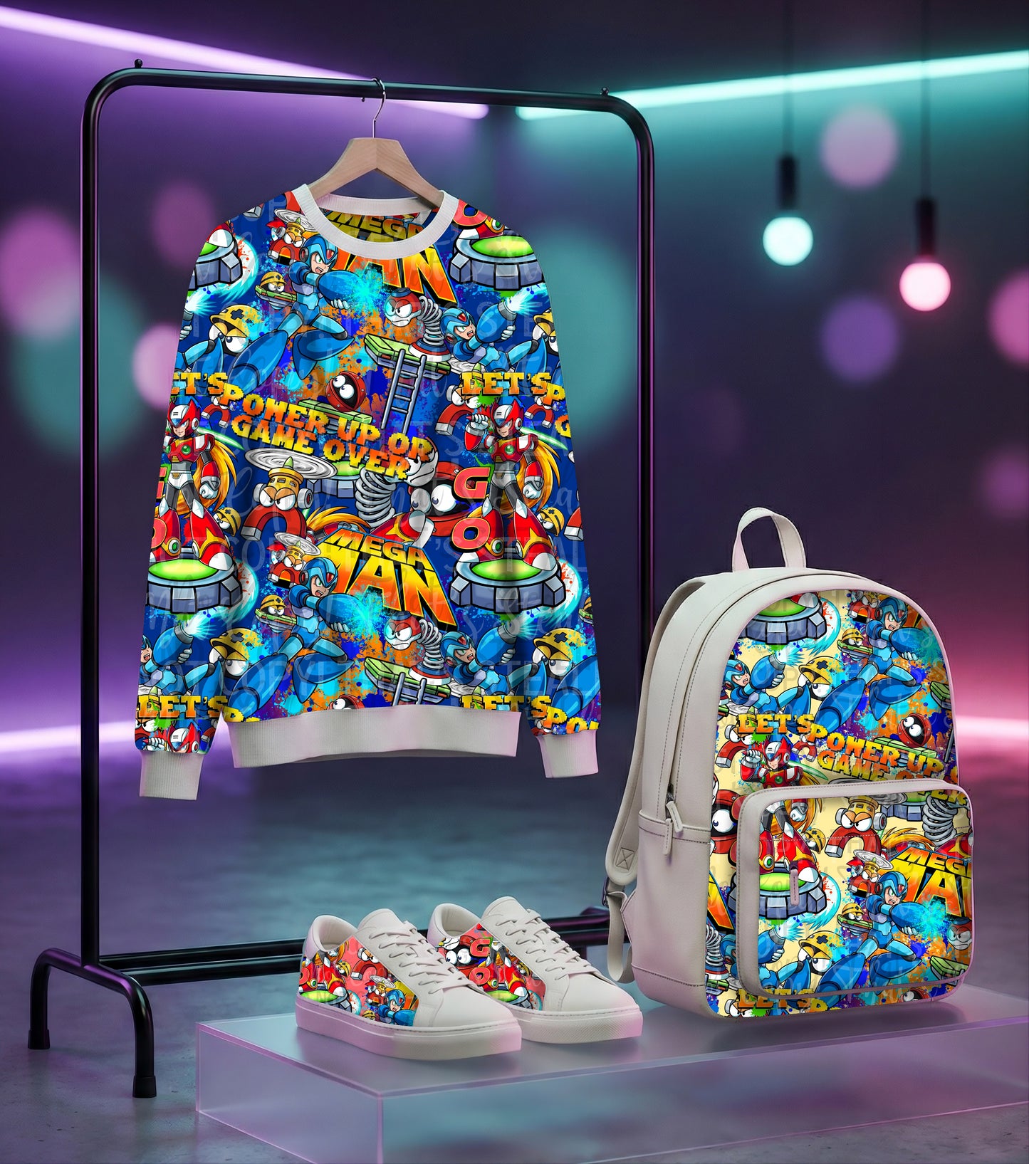 Mega Power Up SEAMLESS MULTIPLE COLOR