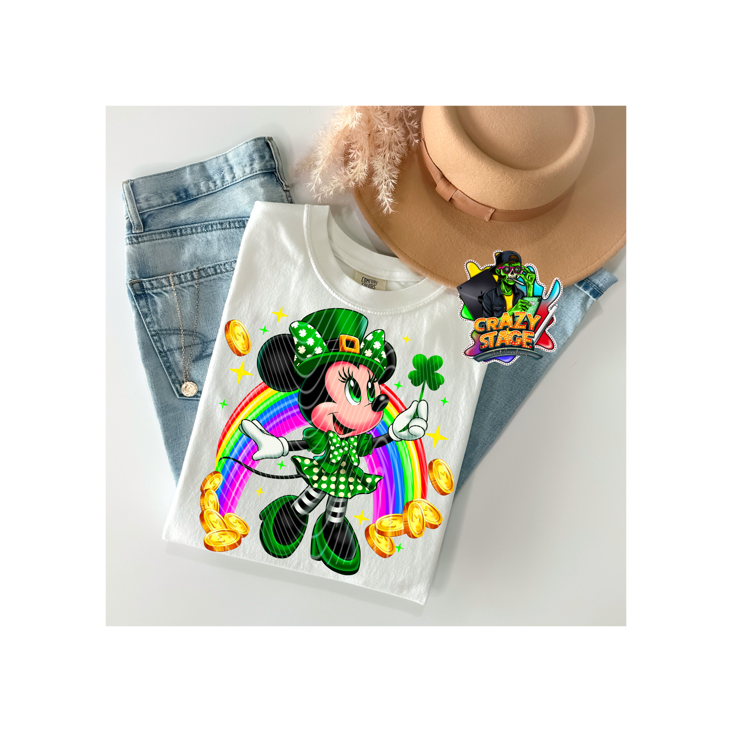 ST Paddy’s day Mick girl PNGs