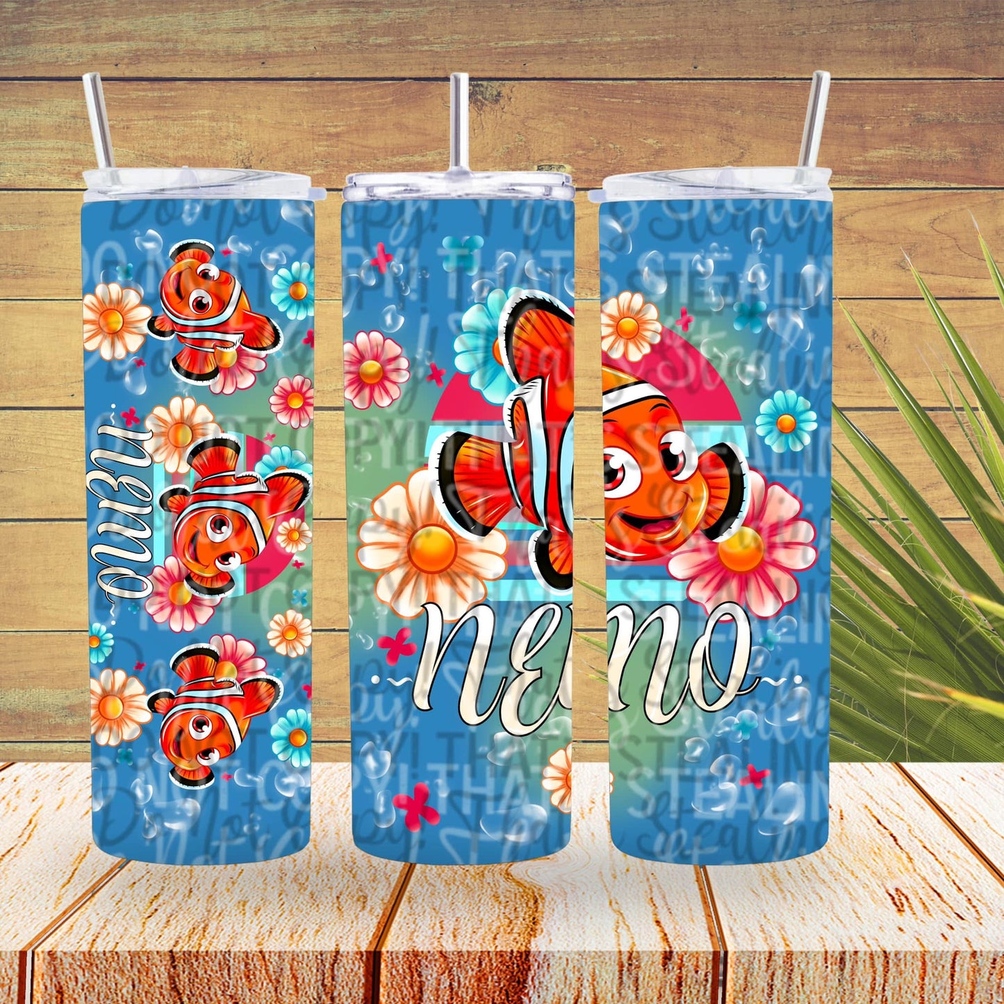 Orange Fishy 20OZ TUMBLER WRAP