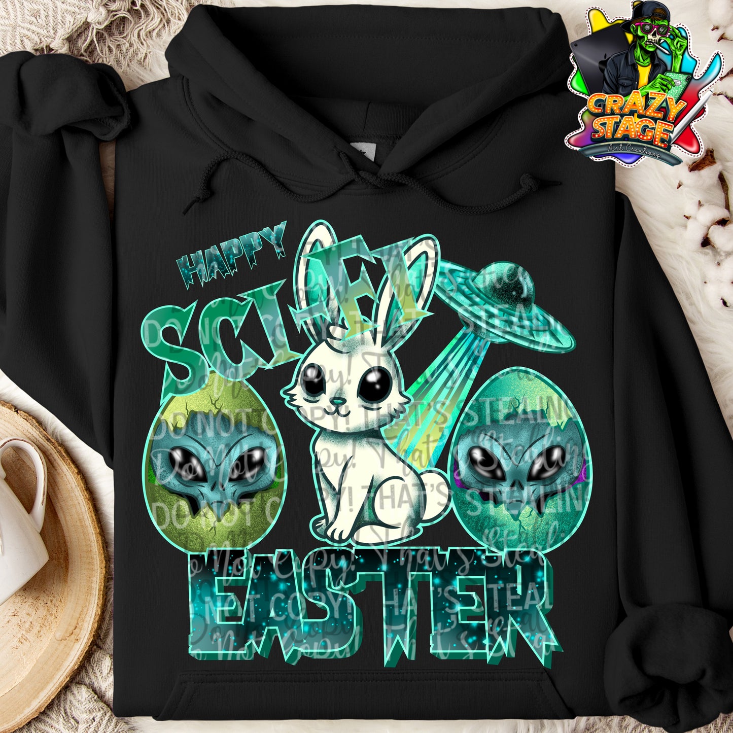 Sci-Fi Easter PNG SINGLE