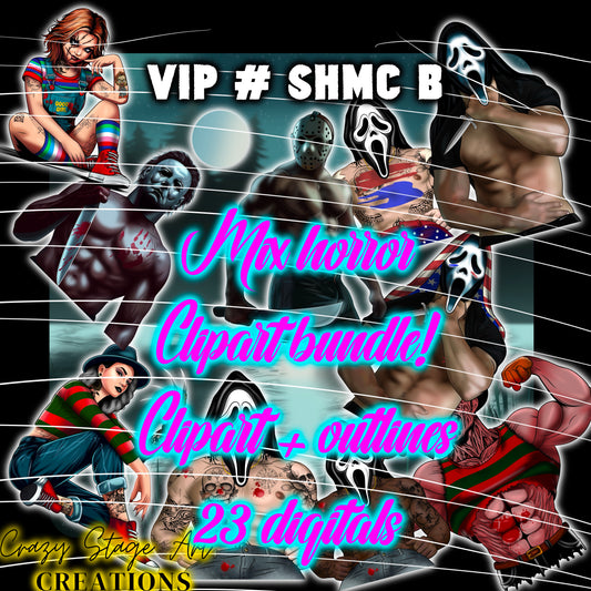 VIP # SHMC B clipart bundle