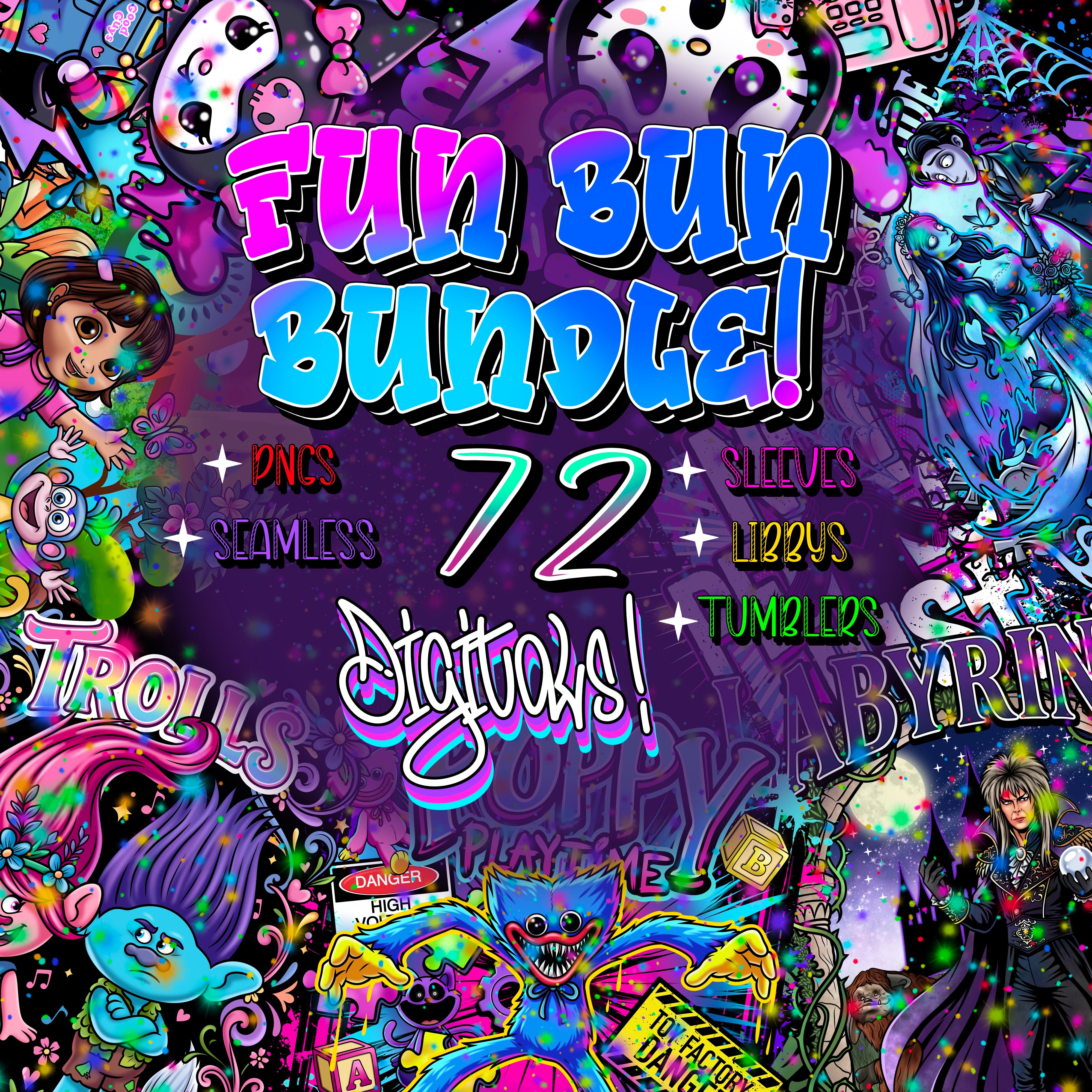 FUN BUN BUNDLE!! – CrazyStageArtCreations