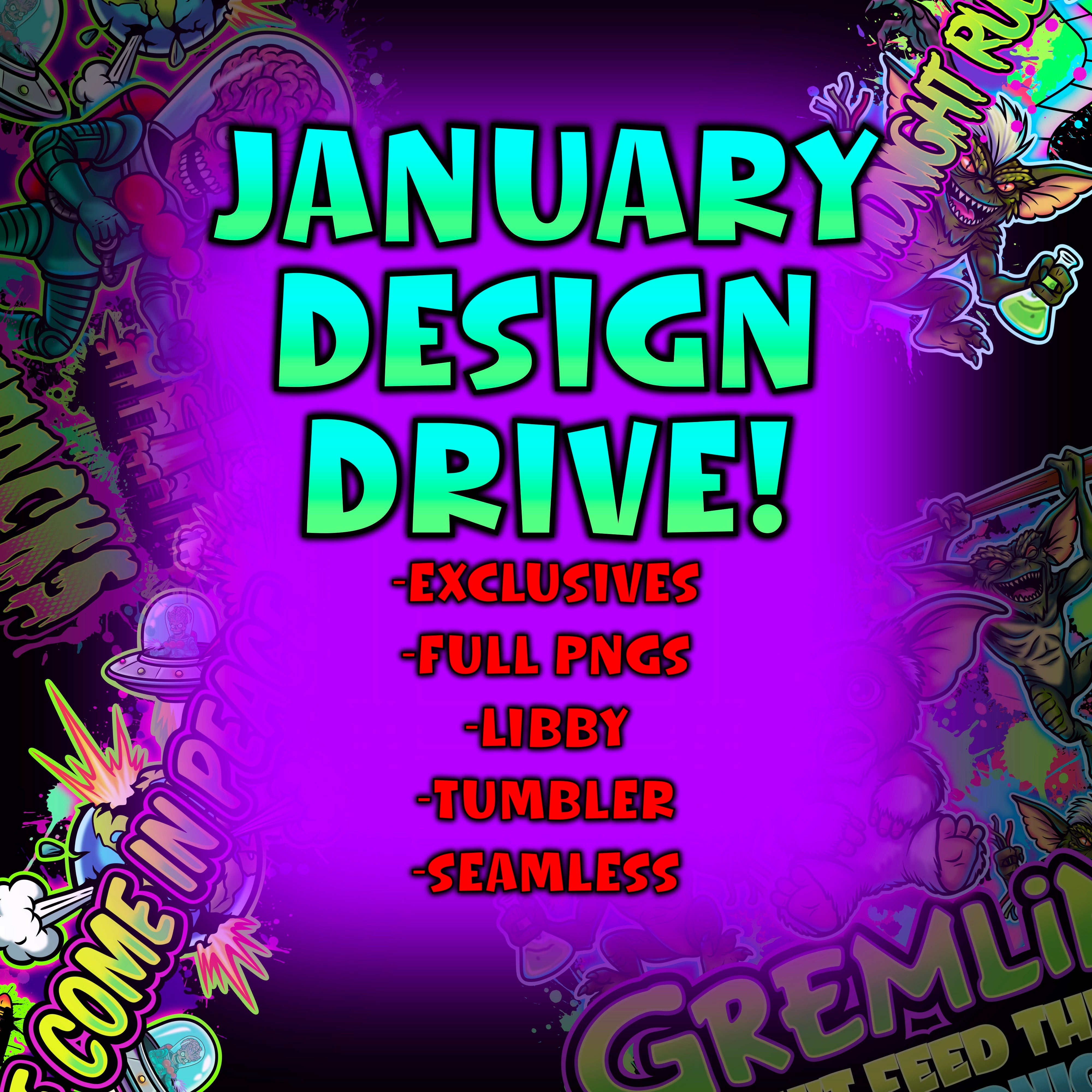 JANUARY DESIGN MONTHLY DRIVE 2026! – CrazyStageArtCreations