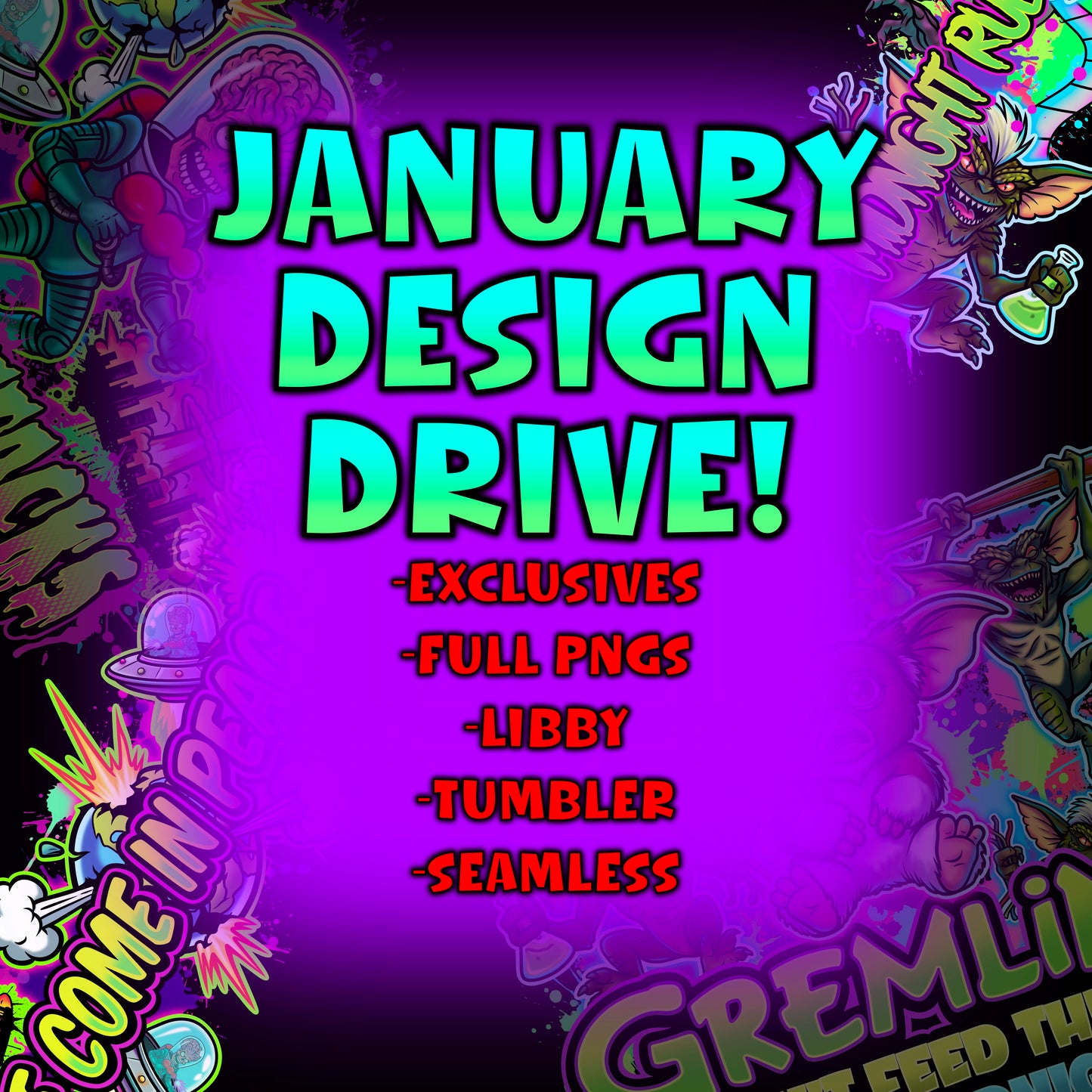 JANUARY DESIGN MONTHLY DRIVE 2026!
