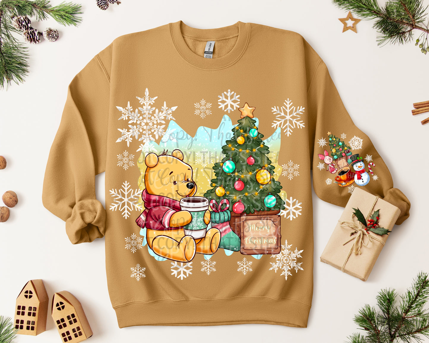 Christmas yellow bear PNGs