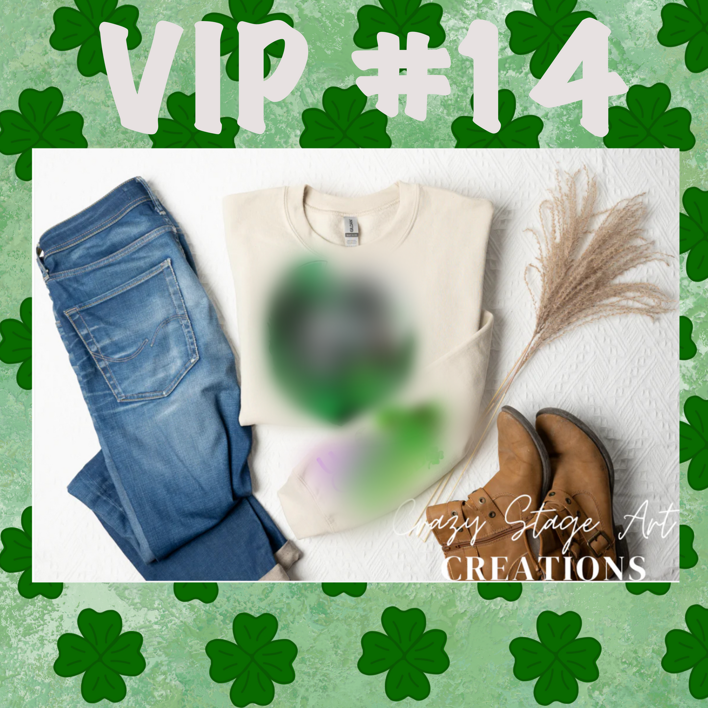 VIP # 14 St Patrick’s day digital PNGs