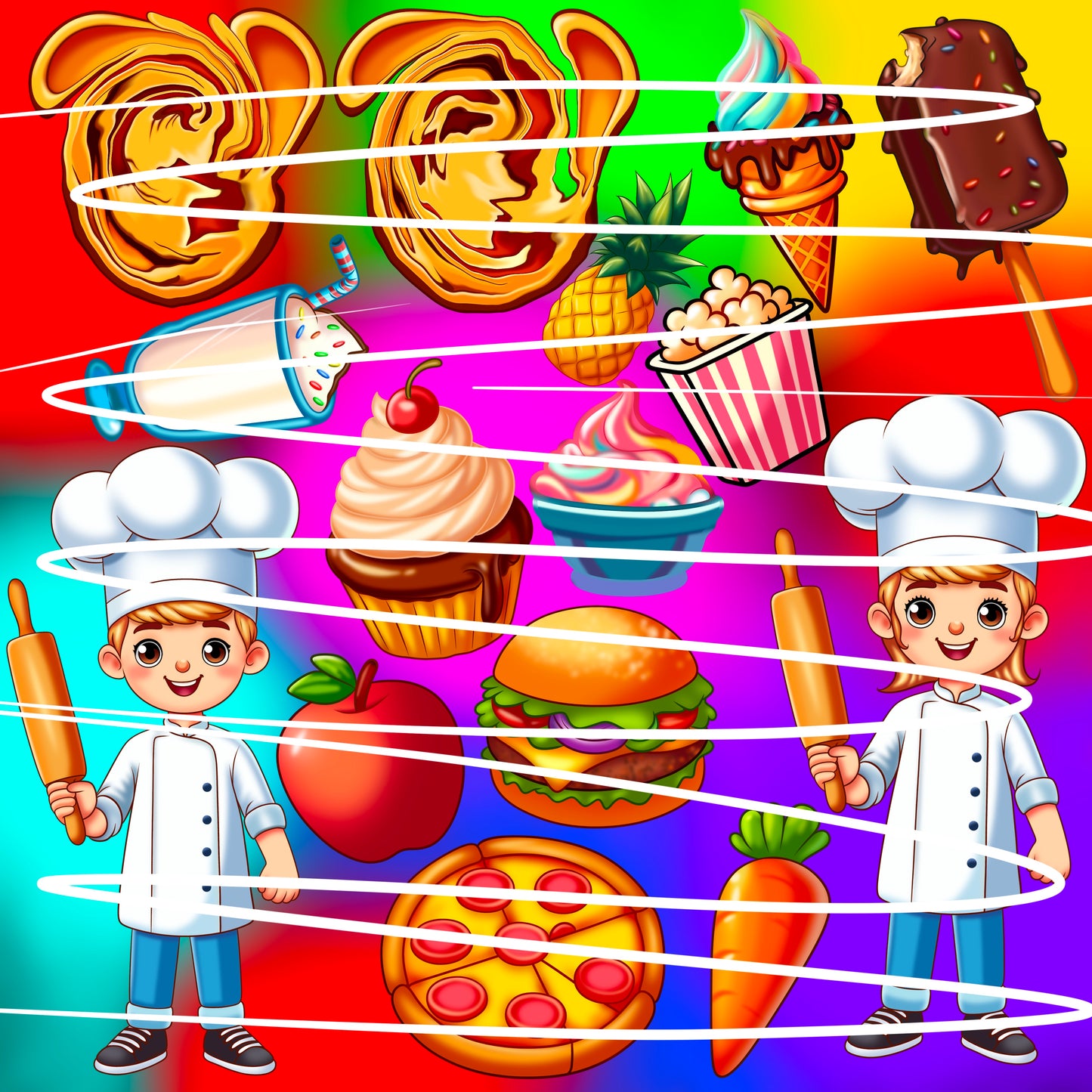 Snack chef clipart