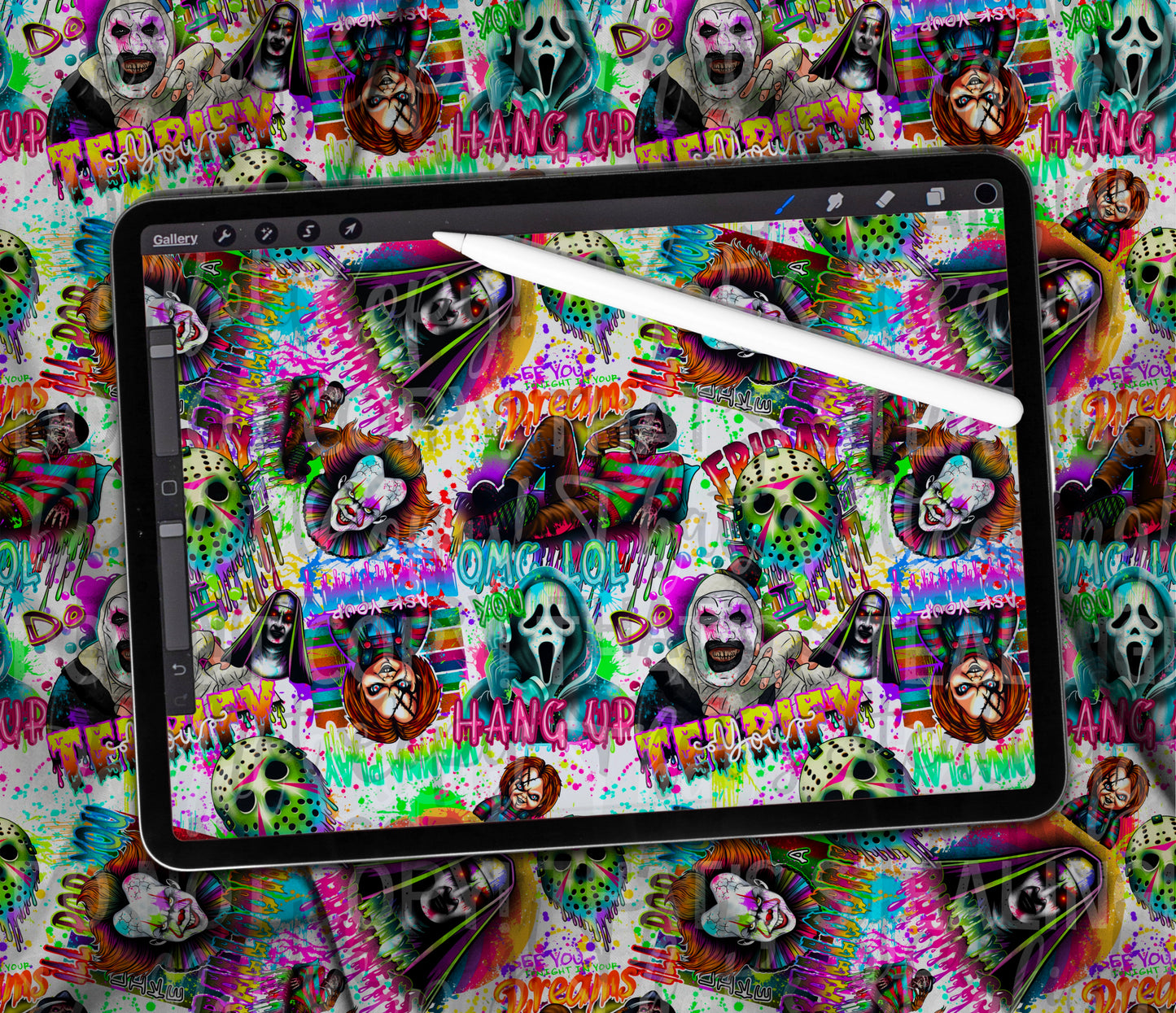 Splatter Horror bundle PNGs