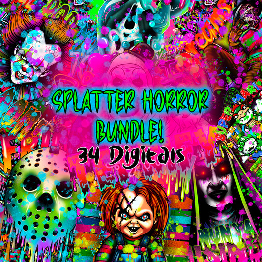Splatter Horror bundle PNGs