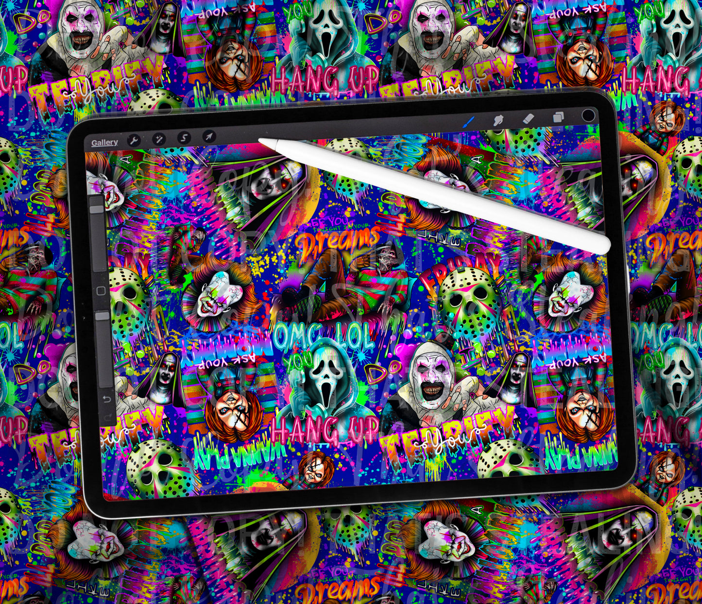 Splatter Horror bundle PNGs