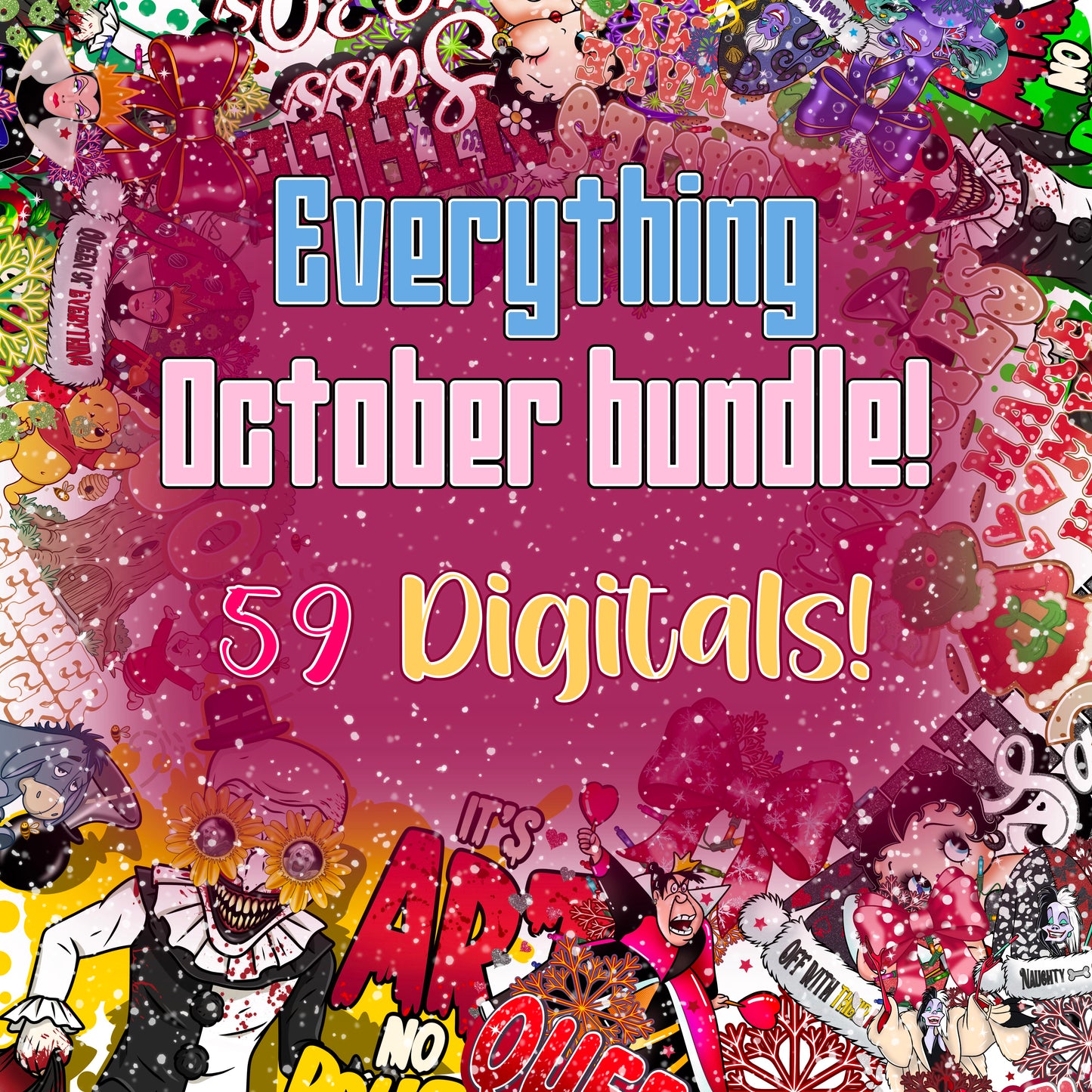 EVERYTHING OCTOBER BUNDLE PNGs
