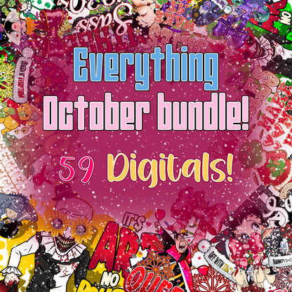 EVERYTHING OCTOBER BUNDLE PNGs
