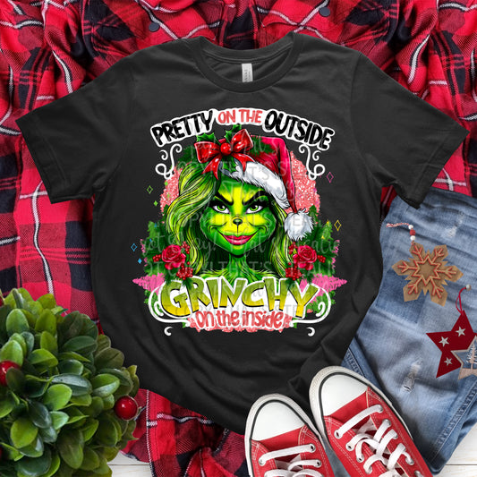 Mean green girl Christmas PNGs