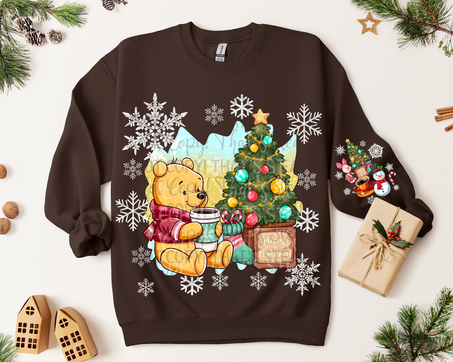 Christmas yellow bear PNGs