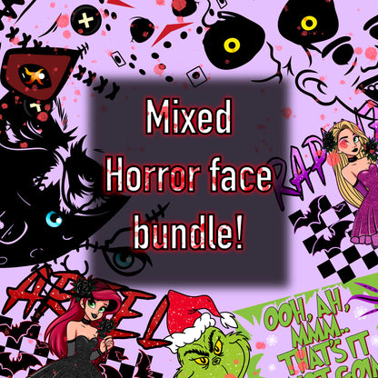MIXED HORROR FACES BUNDLE