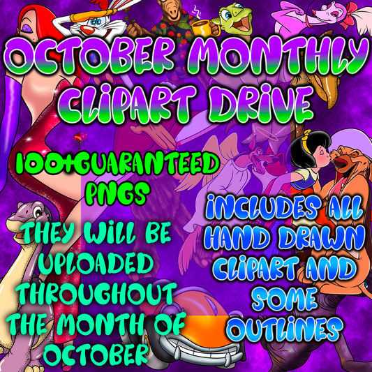 October monthly 2024 CLIPART drive