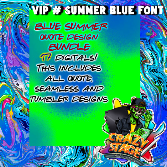 VIP # SUMMER FONT