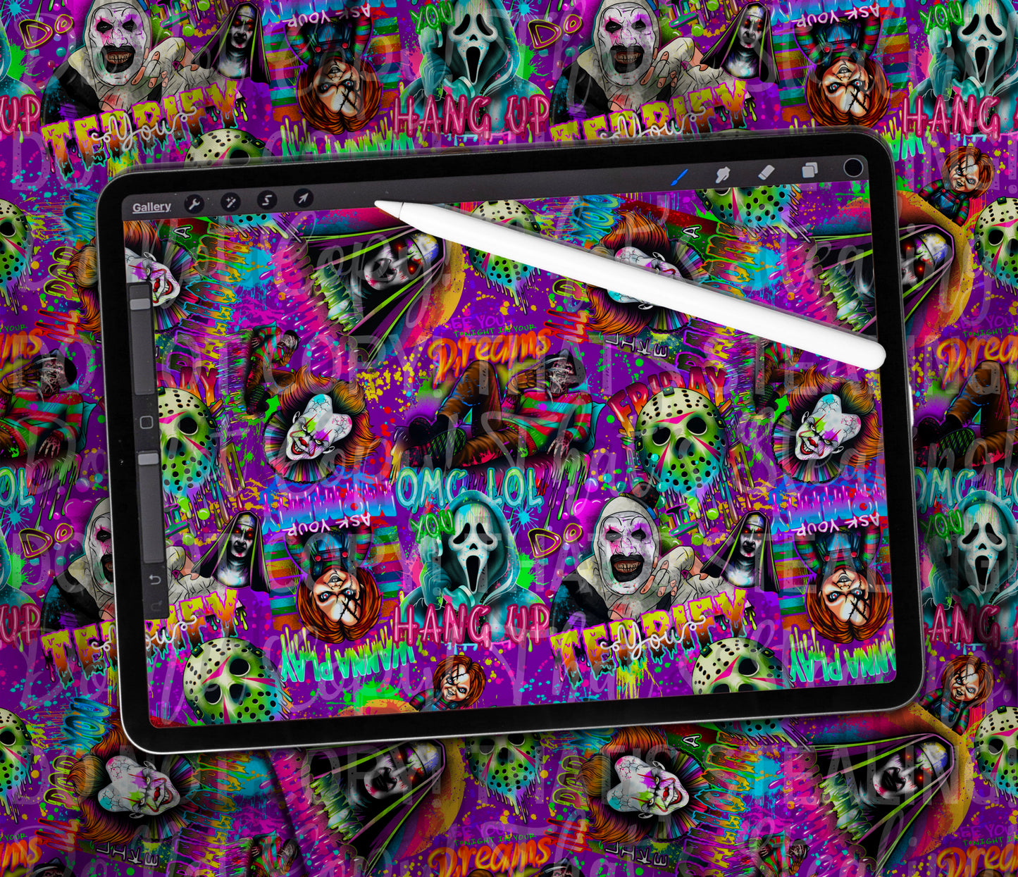 Splatter Horror bundle PNGs