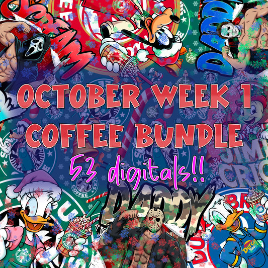 COFFEE OCTOBER BUNDLE PNGs
