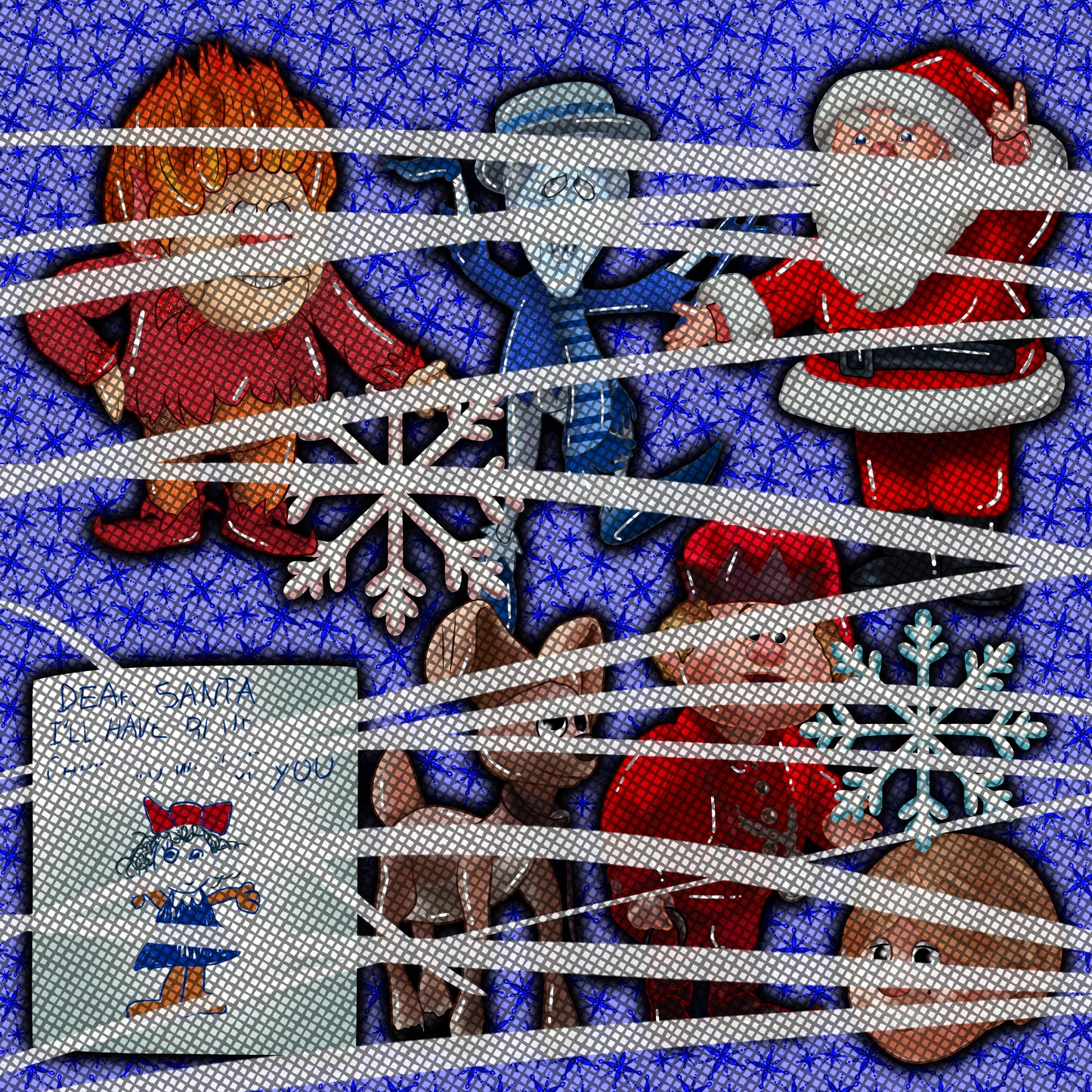 Old Christmas clipart digital PNGs