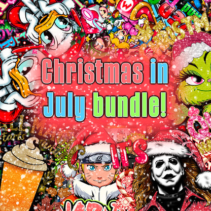 Christmas in july bundle PNGs