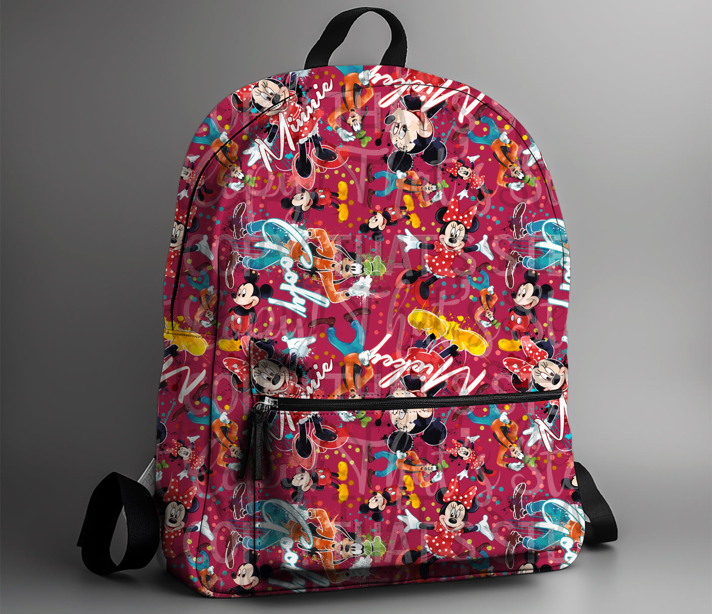 Splatter Mouse Friends SEAMLESS MULTIPLE COLOR