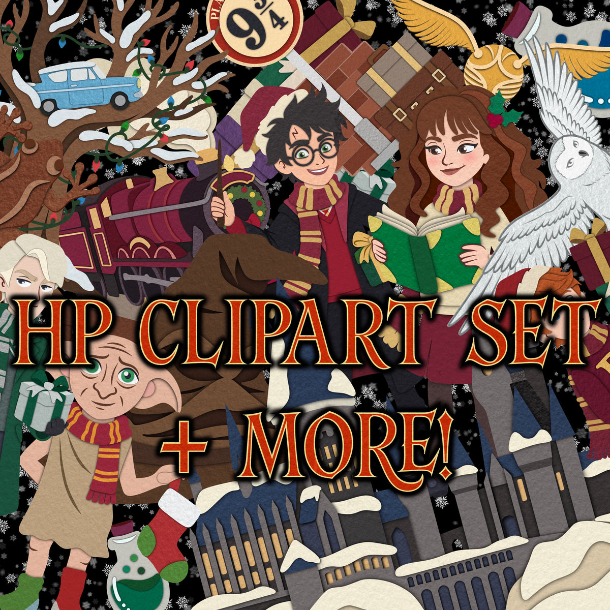 HP PAPER CLIPART BUNDLE