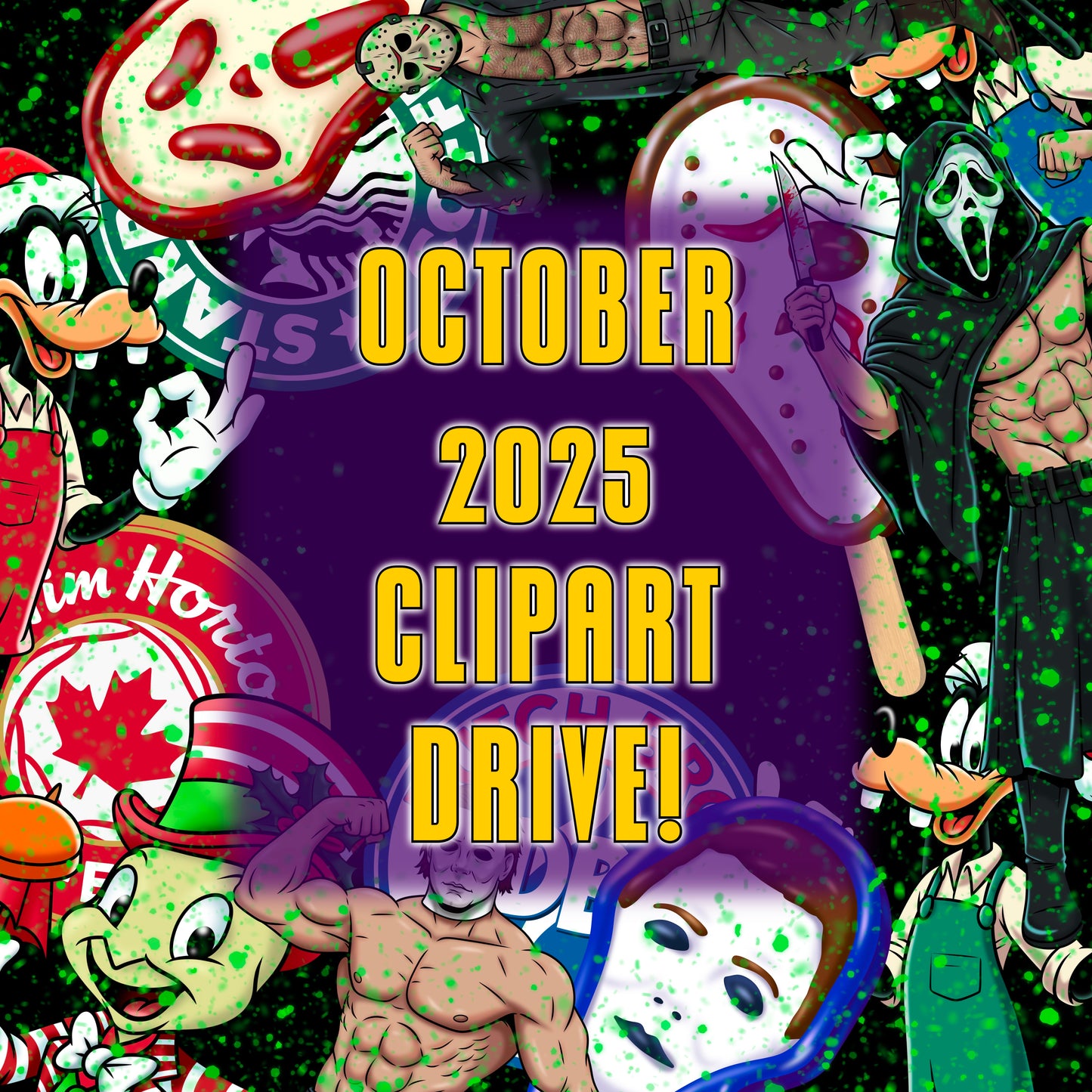 OCTOBER CLIPART MONTHLY DRIVE 2025