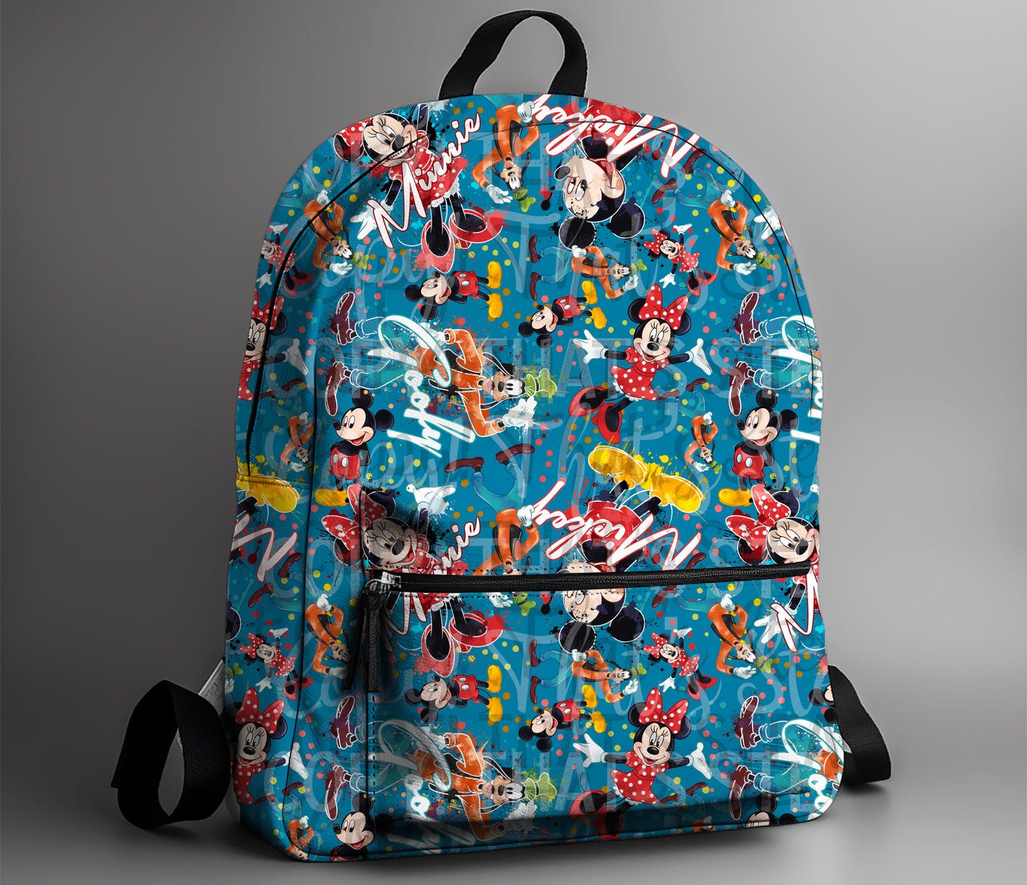 Splatter Mouse Friends SEAMLESS MULTIPLE COLOR