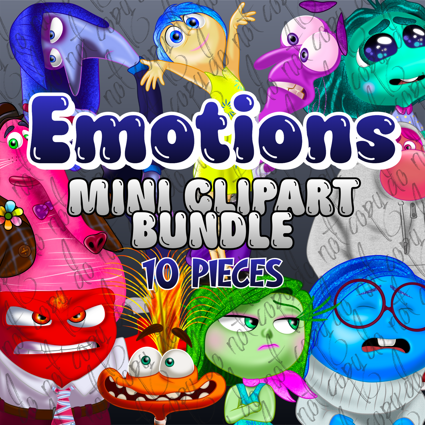 Emotions Clipart Mini Bundle