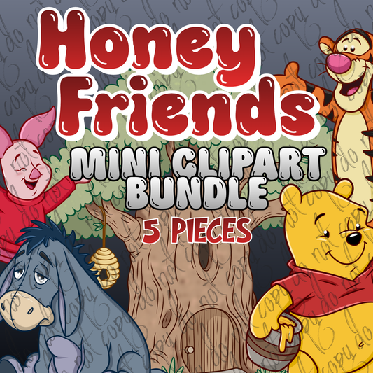 Honey Friends Clipart Mini Bundle