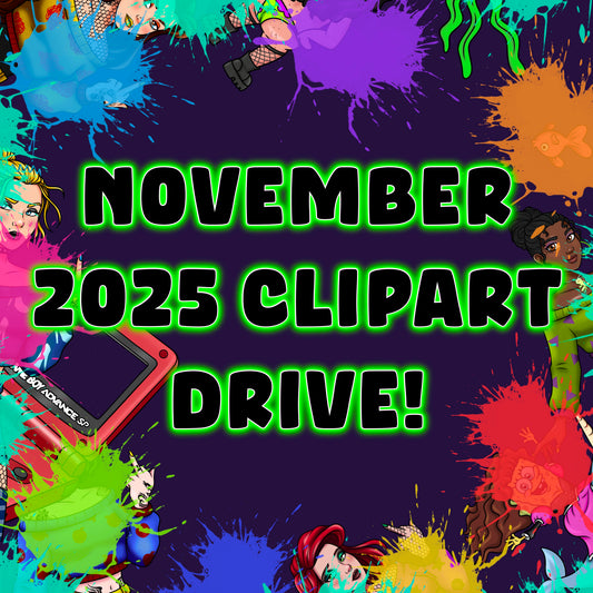 NOVEMBER CLIPART MONTHLY DRIVE 2025