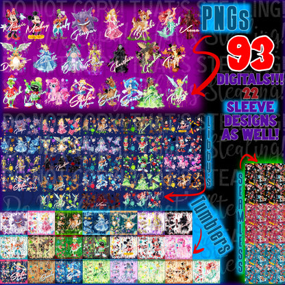 VOL 1.0 SPLATTER BUNDLE PNGs