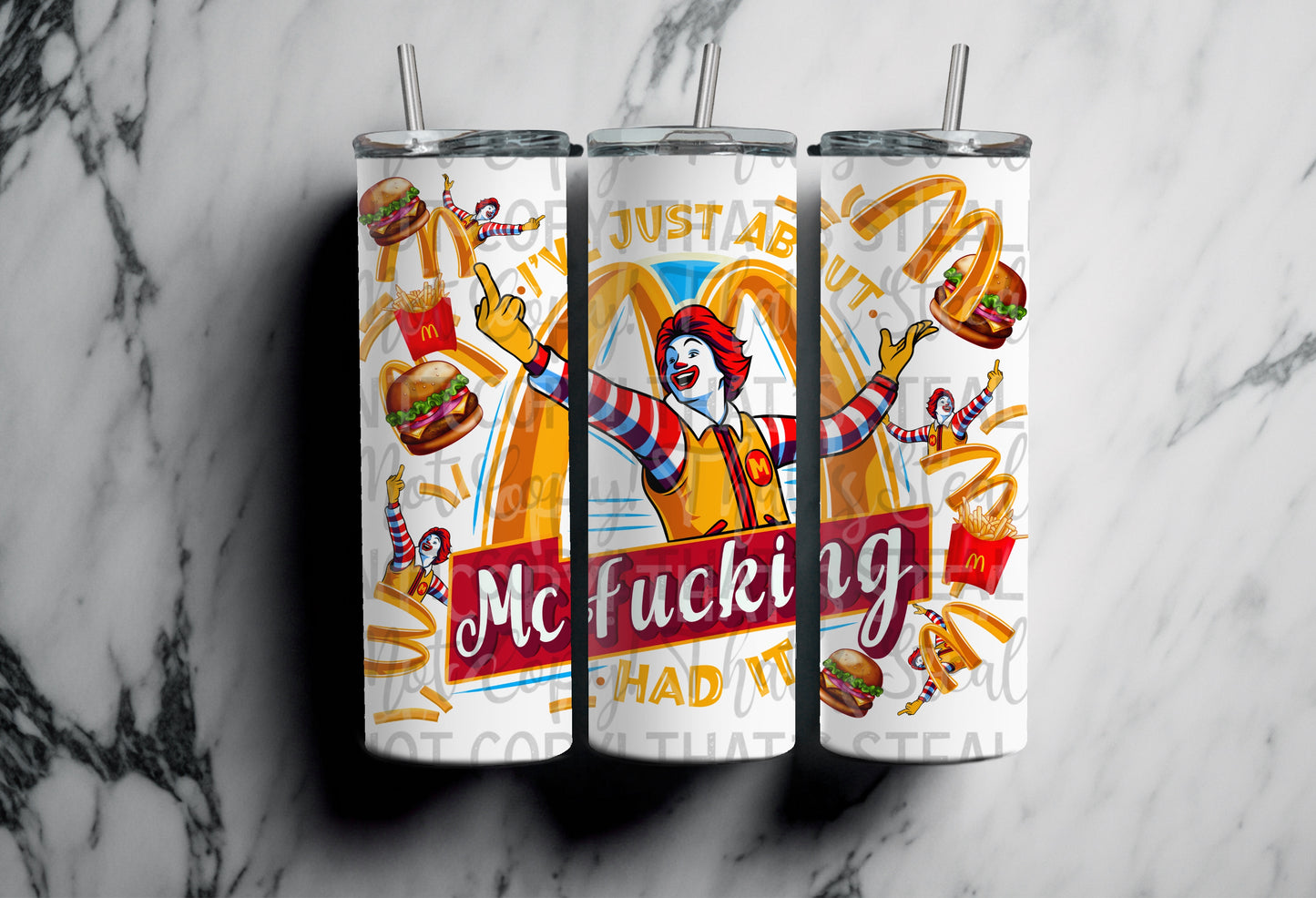 Food yum 20OZ TUMBLER