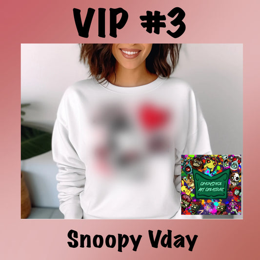 VIP # 3 Valentine’s Day Snoo Digital png