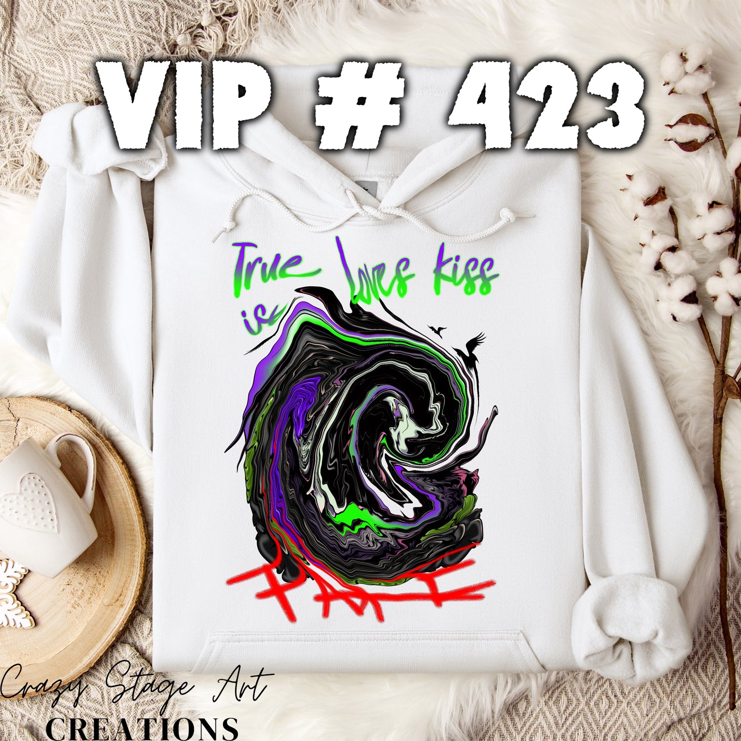 VIP # 420 tatted crow queen PNGs