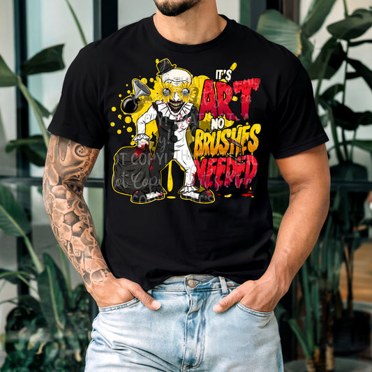 Art No Brushes Needed PNG SINGLE