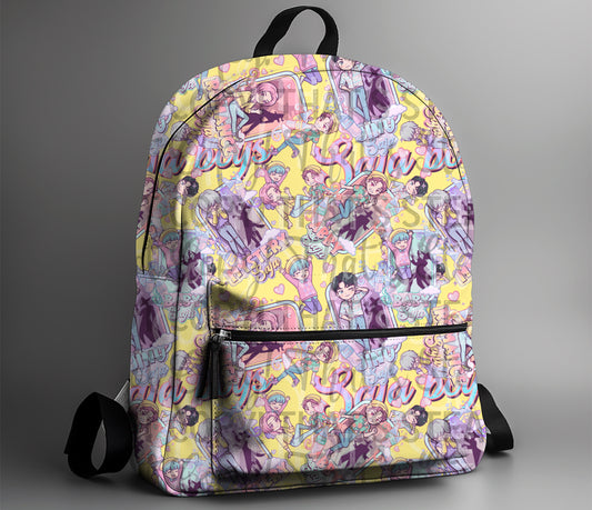 Chibi S.Boys Frames SEAMLESS MULTIPLE COLOR