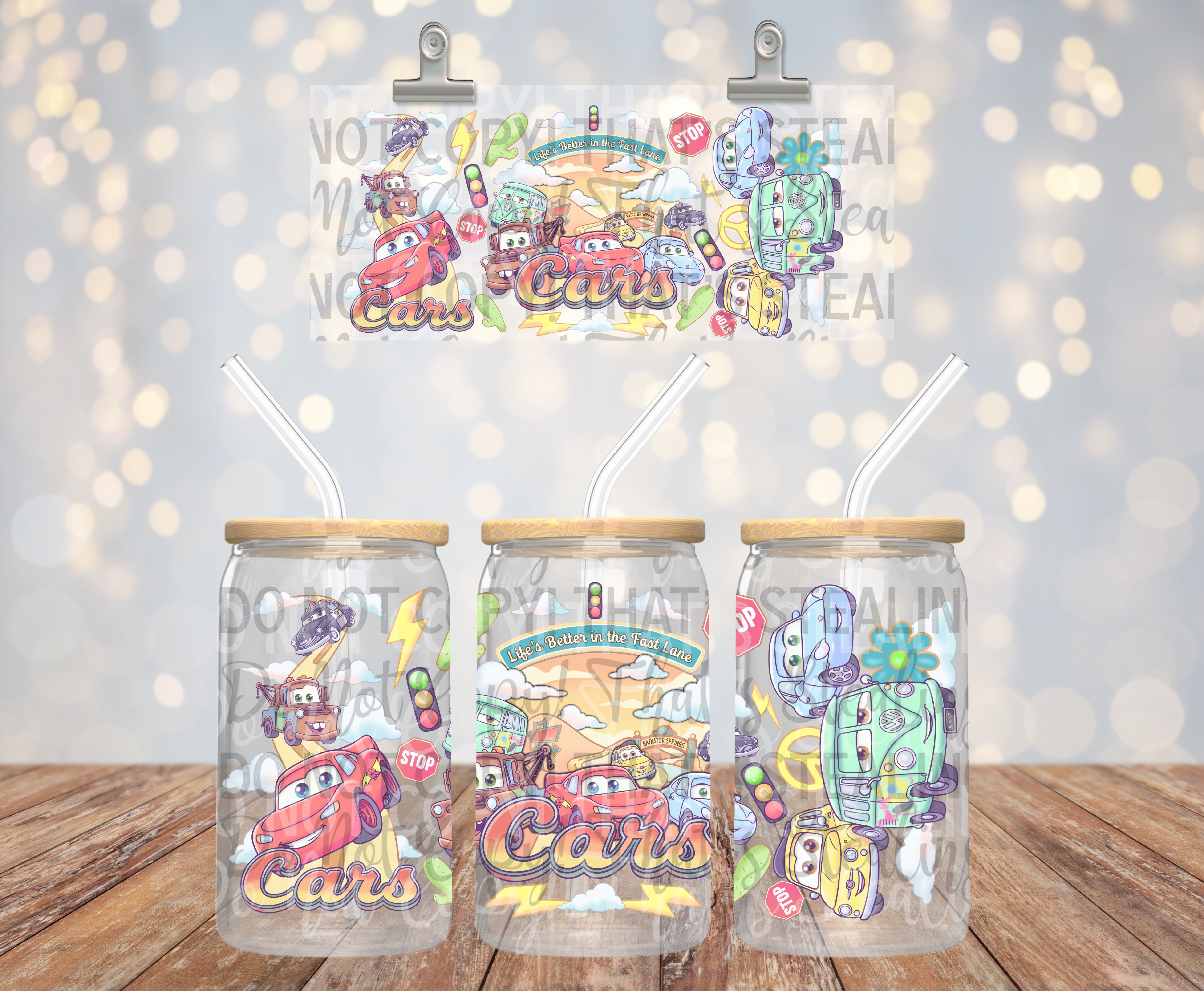 Chibi Vroom Vroom 16OZ LIBBY – CrazyStageArtCreations