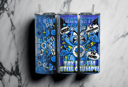 Grumpy 20OZ TUMBLER & TRANSPARENT TUMBLER